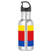 Flagge Nordhollands Trinkflasche (Rückseite)