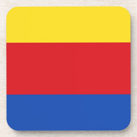 Flagge Nordhollands Untersetzer (Vorderseite)