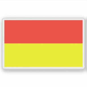 Flagge Nordhorns, Deutschland Aufkleber