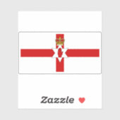 Flagge Nordirlands (1953-1972) Aufkleber (Blatt)