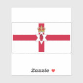 Flagge Nordirlands Aufkleber (Blatt)