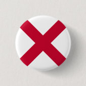 Flagge Nordirlands Button (Vorderseite)