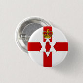 Flagge Nordirlands Button (Vorne & Hinten)