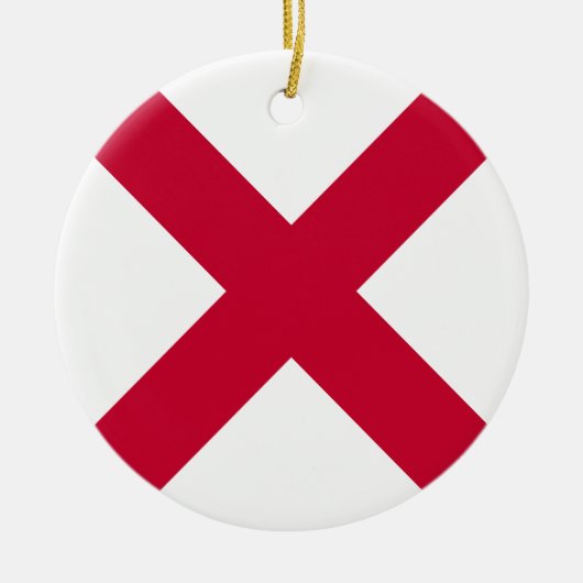 Flagge Nordirlands Keramik Ornament (Vorne)