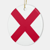 Flagge Nordirlands Keramik Ornament (Links)