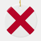 Flagge Nordirlands Keramik Ornament (Hinten)