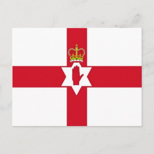 Flagge Nordirlands Postkarte (Vorderseite)