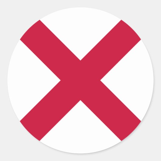 Flagge Nordirlands Runder Aufkleber (Vorderseite)