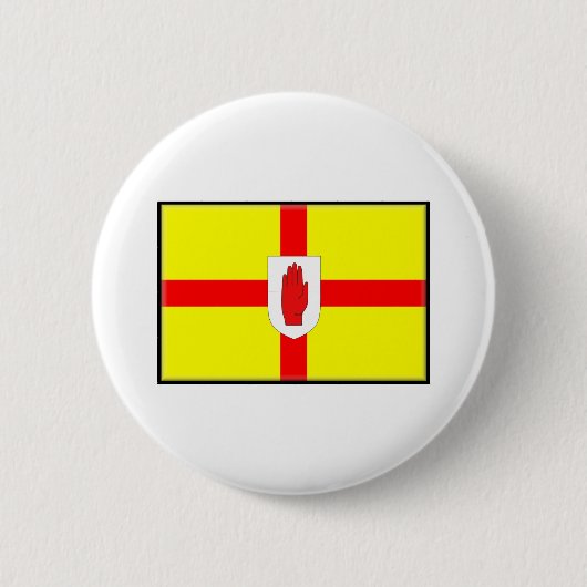 Flagge Nordirlands (Ulster) Button (Vorderseite)