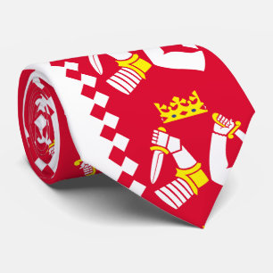 Flagge Nordkareliens Krawatte