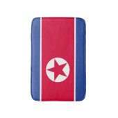 Flagge Nordkoreas Badematte (Vorderseite Vertikal)