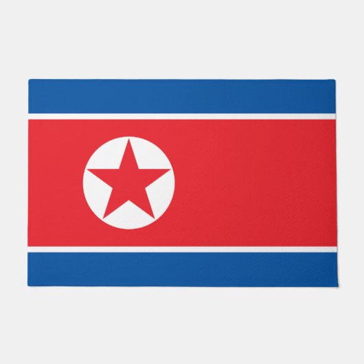 Flagge Nordkoreas (DVRK) Fußmatte (Vorderseite)