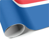 Flagge Nordkoreas (DVRK) Geschenkpapier (Rolleneckpunkt)