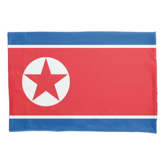 Flagge Nordkoreas (DVRK) Kissenbezug (Vorderseite-Links)