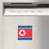 Flagge Nordkoreas (DVRK) Magnet (In Situ (Geschirrspüler))