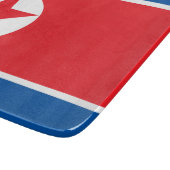 Flagge Nordkoreas (DVRK) Schneidebrett (Ecke)