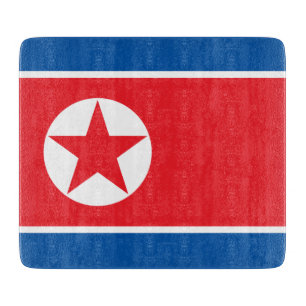 Flagge Nordkoreas (DVRK) Schneidebrett