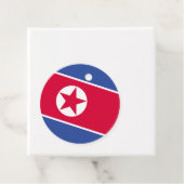Flagge Nordkoreas Geschenkanhänger (Beispiel)