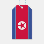 Flagge Nordkoreas Geschenkanhänger (Vorderseite)