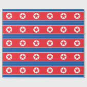 Flagge Nordkoreas Geschenkpapier (Flach)