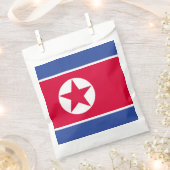 Flagge Nordkoreas Geschenktütchen (Ausgeschnitten)