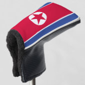 Flagge Nordkoreas Golf Headcover (3/4 Vorderseite)