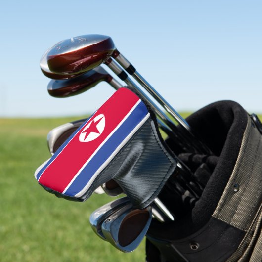 Flagge Nordkoreas Golf Headcover (In Situ)