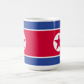 Flagge Nordkoreas Kaffeetasse (Mittel)