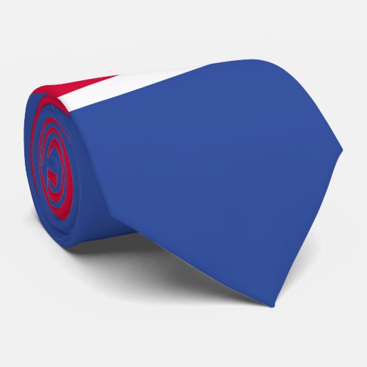 Flagge Nordkoreas Krawatte (Gerollt)