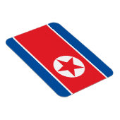 Flagge Nordkoreas Magnet (Rechte Seite)
