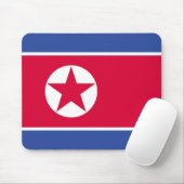 Flagge Nordkoreas Mousepad (Mit Mouse)