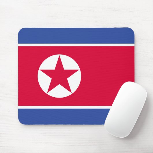 Flagge Nordkoreas Mousepad (Mit Mouse)