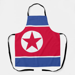 Flagge Nordkoreas Schürze