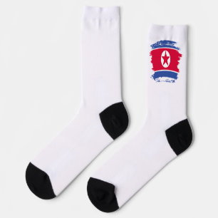 Flagge Nordkoreas Socken