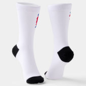 Flagge Nordkoreas Socken (Gewinkelt)