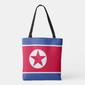 Flagge Nordkoreas Tasche (Rückseite)
