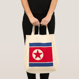 Flagge Nordkoreas Tragetasche