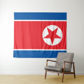 Flagge Nordkoreas Wandteppich (Beispiel (Horizontal))