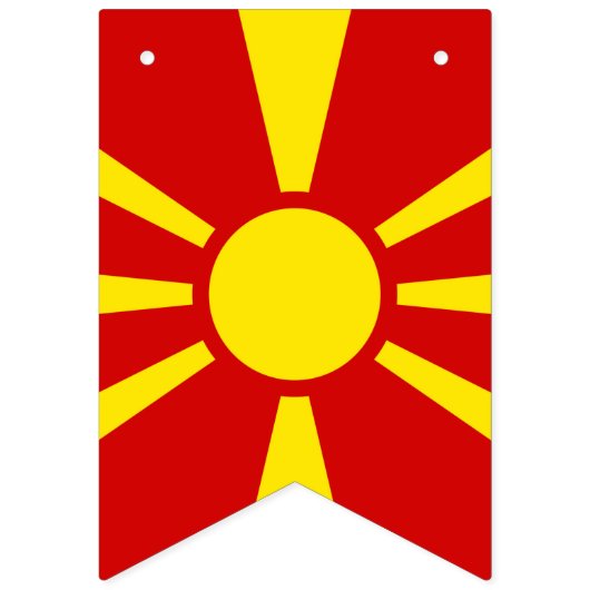 Flagge Nordmakedonien (Zweite Fahne)