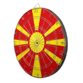 Flagge Nordmakedonien Dartscheibe (Vorderseite rechts)