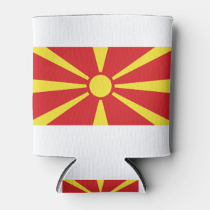 Flagge Nordmakedonien Dosenkühler
