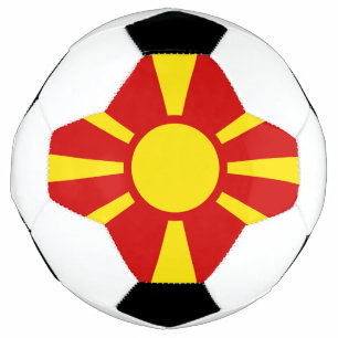 Flagge Nordmakedonien Fußball
