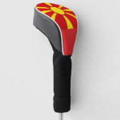 Flagge Nordmakedonien Golf Headcover (angewinkelt)