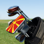 Flagge Nordmakedonien Golf Headcover (In Situ)
