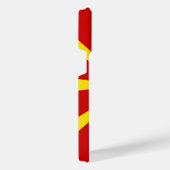 Flagge Nordmakedonien iPhone Hülle (Rechte Seite)