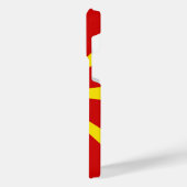 Flagge Nordmakedonien iPhone Hülle (Linke Seite)