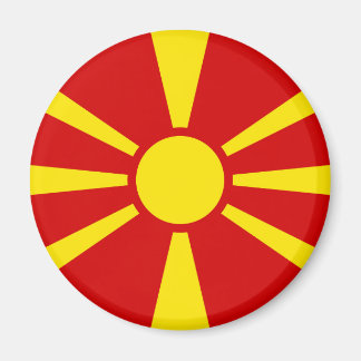 Flagge Nordmakedonien Magnet