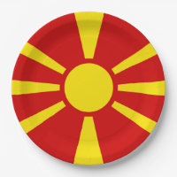 Flagge Nordmakedonien