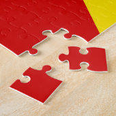 Flagge Nordmakedonien Puzzle (Seite)