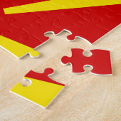 Flagge Nordmakedonien Puzzle (Seite)